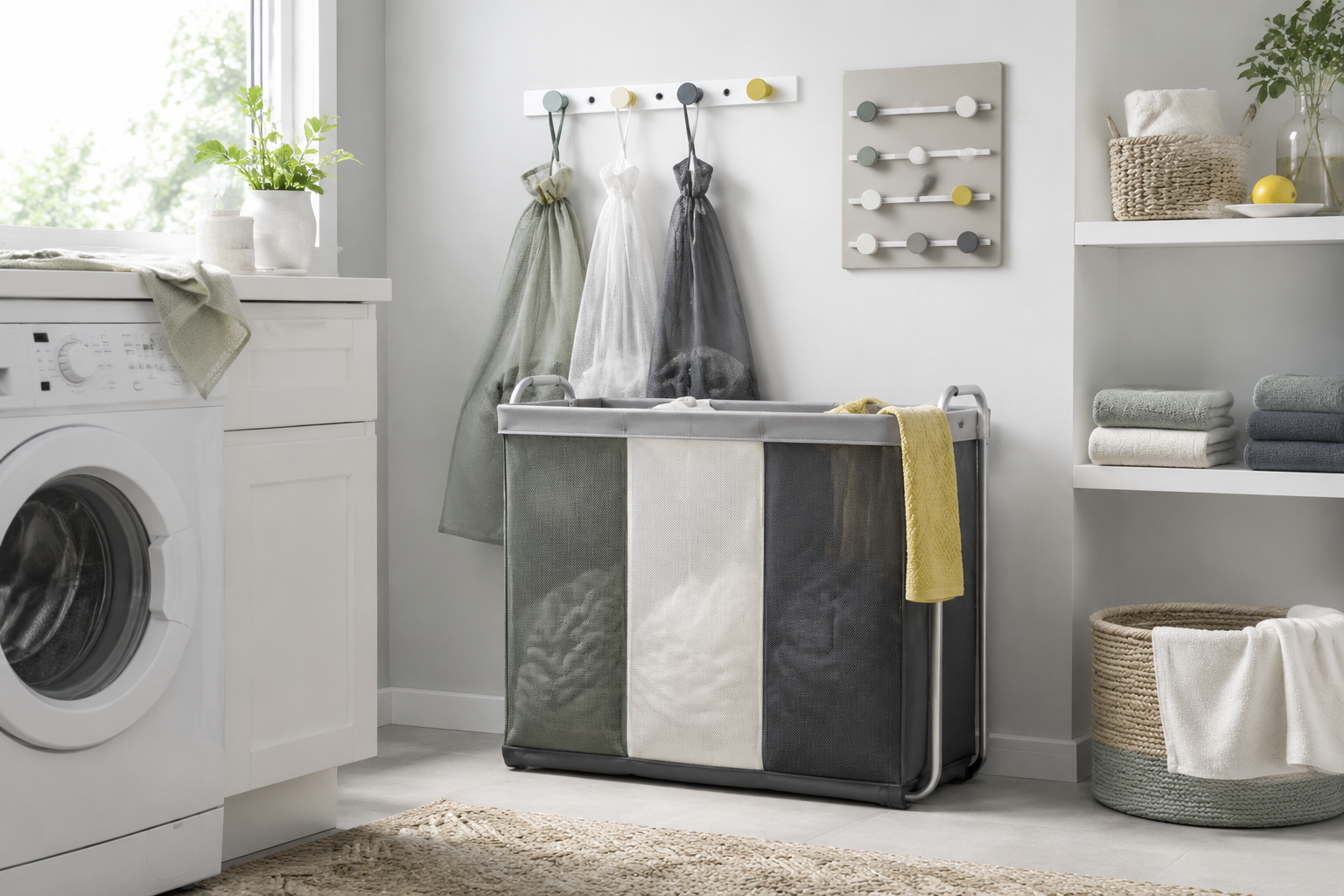 Laundry Room Starter Bundle in a tidy utility room
